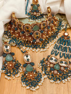 Luxury Turkish Bridal Jewelry Set with Mother of Pearl (MOP