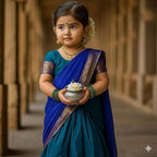 Adorable Kids Silk Saree Collection (Unstitched)