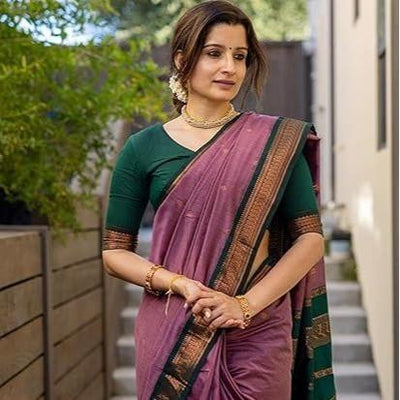 Traditional Silk Saree For Women (Unstitched)