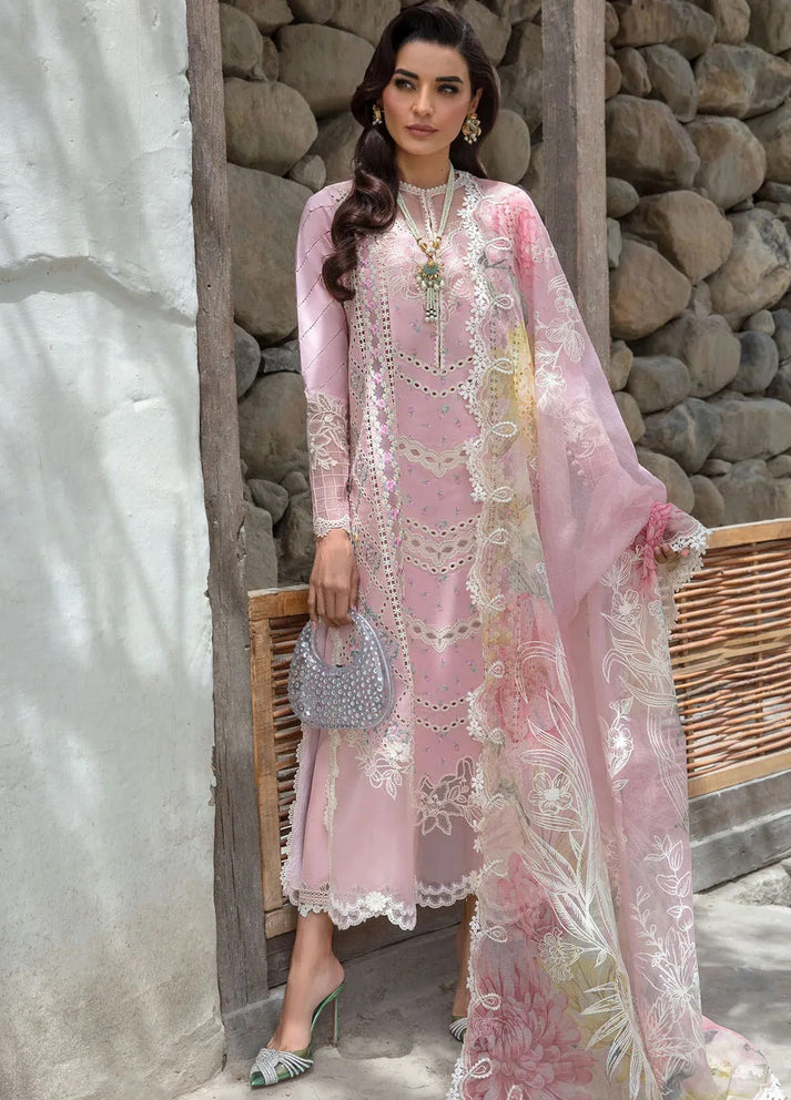 Embroidered Lawn 3 Piece Stitched Suit Ready To Wear
