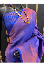 Elegant Jacquard Weave Saree for Women (Unstitched)