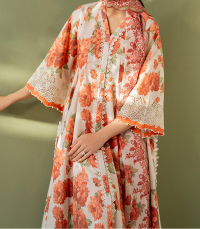 3 PIECE PREMIUM PRINTED LAWN SUIT READY TO WEAR