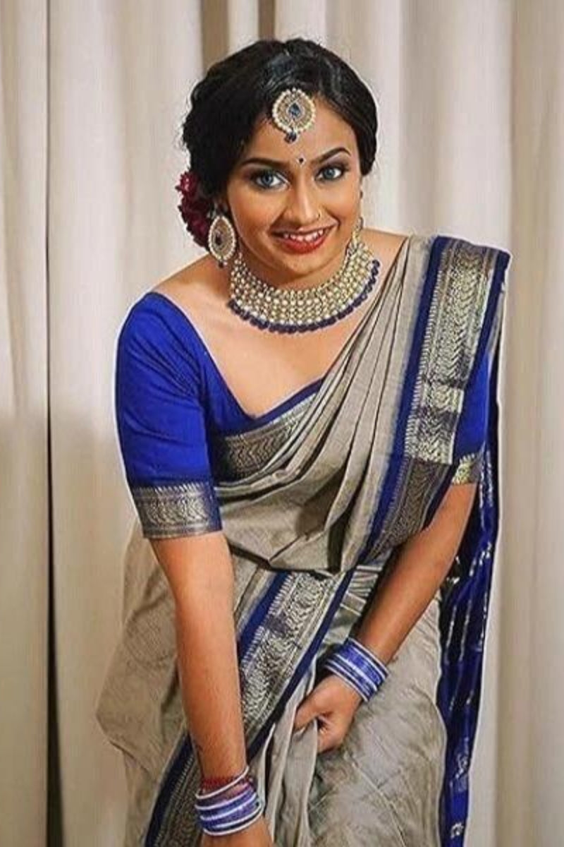 Traditional Silk Saree For Women (Unstitched)