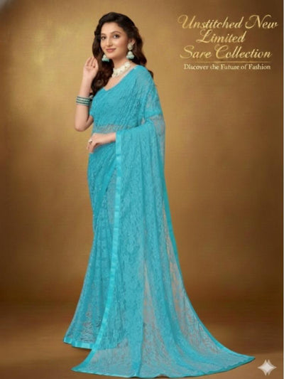 Inaaya Fabric Koleksi Saree Baru (Unstitched) – Limited Edition for Women