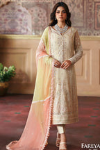 3-Piece Chiffon & Malai  Al Nisa Embroidery