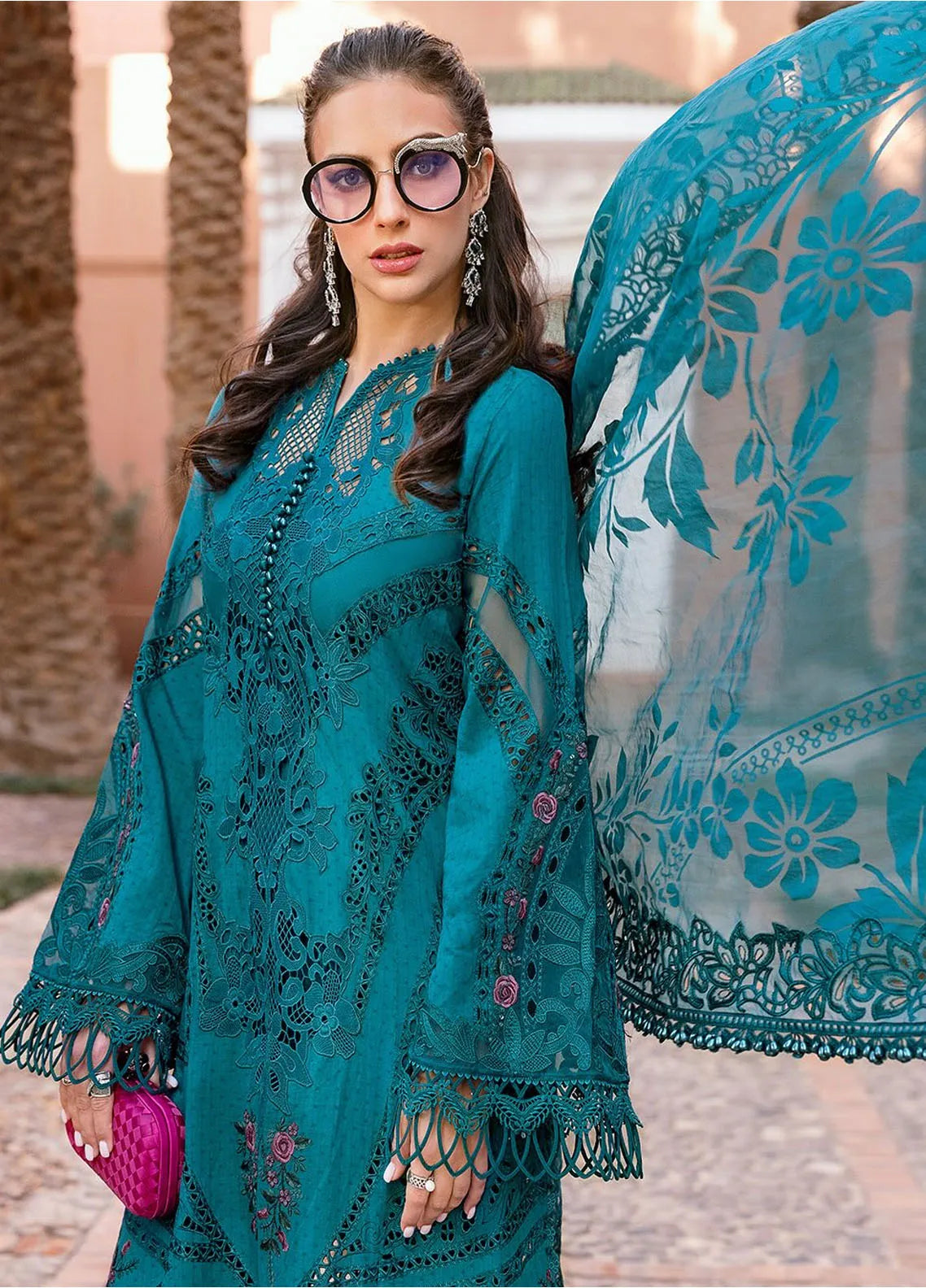 Maria B Embroidered Suits Stitched 3 Piece