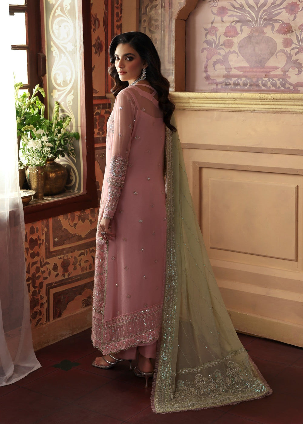 3 Piece  Stitched Chiffon Suit - Ready to Wear