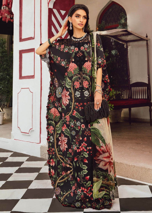 MariaB 3 Piece Printed Lawn Embroidered Suit Ready To Wear