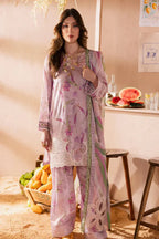 3 Piece  Stitched Lawn Suit - Ready to  Wear