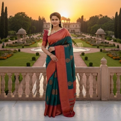 Pure Silk Saree For Women (Unstitched)