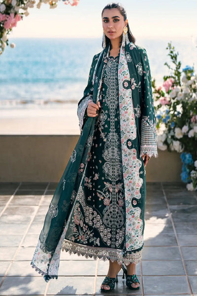 3 Piece Stitched  Lawn Cotton suit - Ready  to Wear